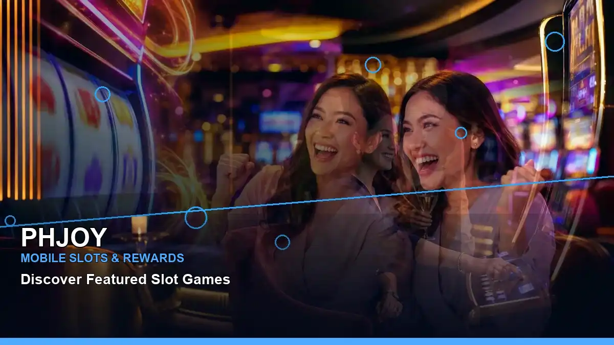 PHJOY high-energy mobile casino app in a panoramic reel layout for Philippine players