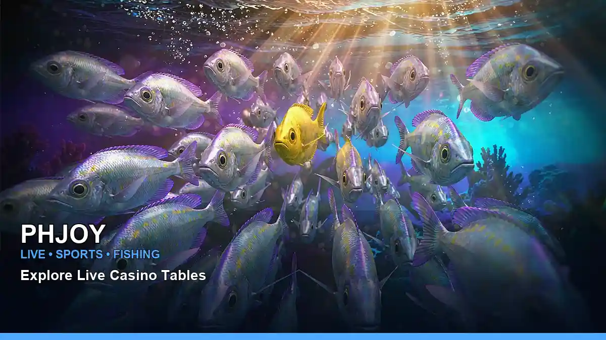 PHJOY high-energy casino fishing games in a treasure chest layout for Philippine players