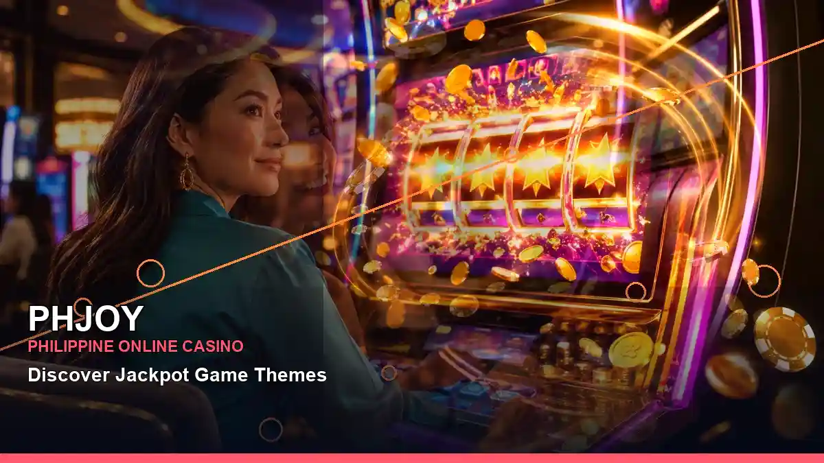 PHJOY casino cashback rewards featuring an adult Filipina casino host with a left-diagonal composition — view 2