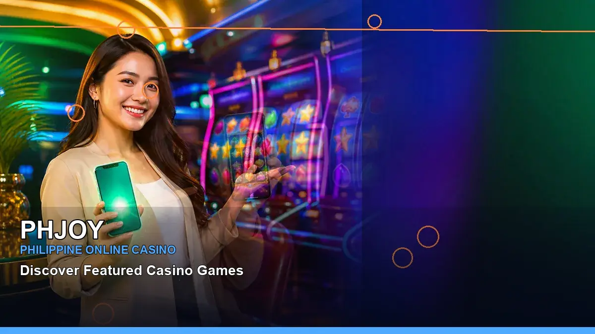 PHJOY high-energy casino cashback rewards in a left close-up layout for Philippine players
