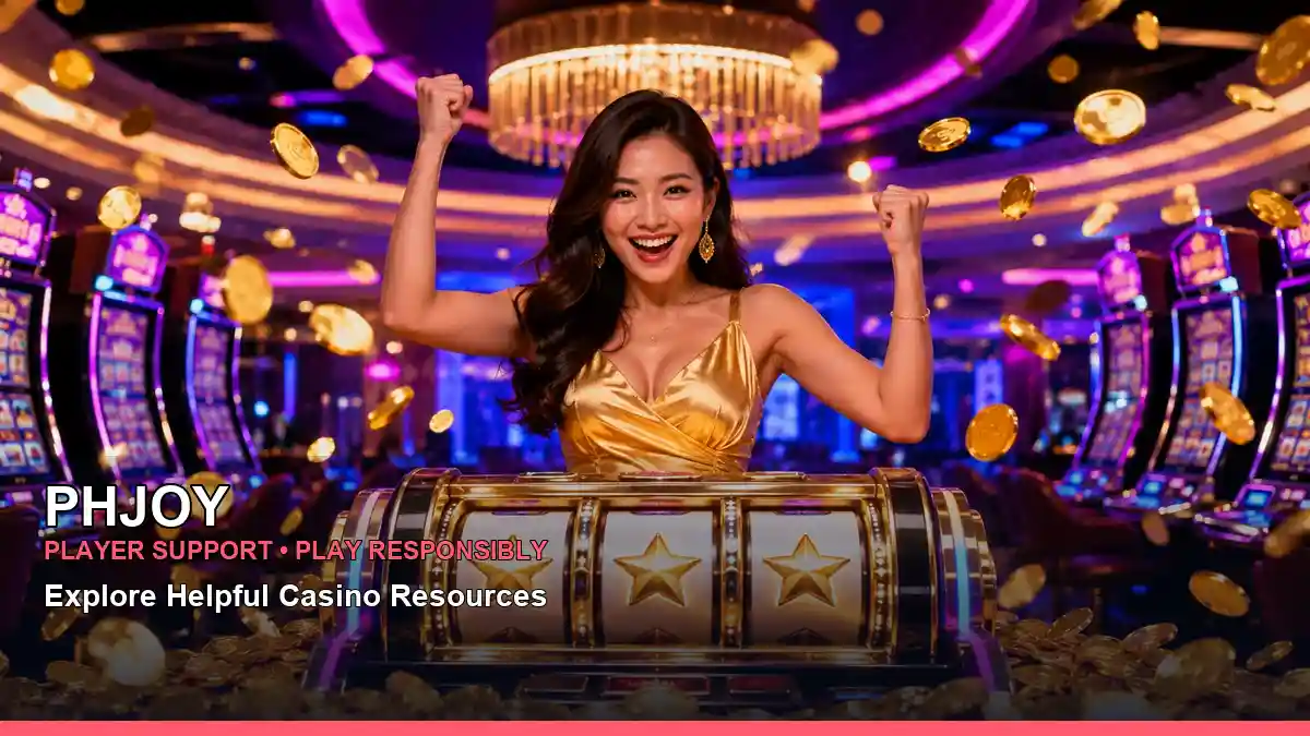PHJOY celebratory jackpot slot games highlighting mobile-friendly casino play