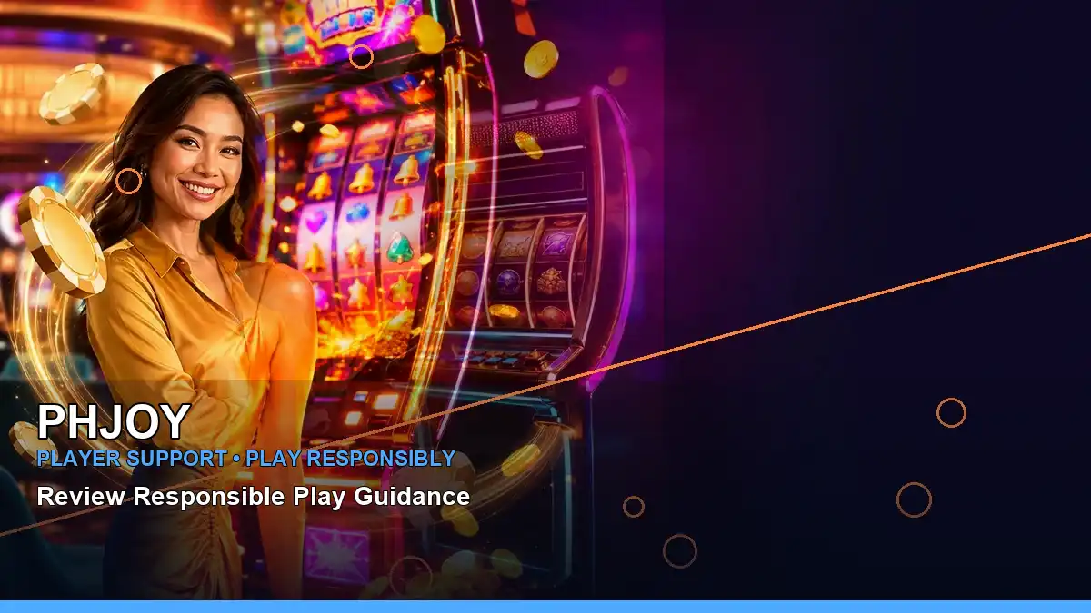 PHJOY high-energy casino cashback rewards in a left-framed layout for Philippine players